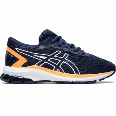 Asics Gt-1000 9 GS - Lasten Juoksukengät - Laivastonsininen/Valkoinen